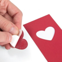 Sizzix Adhesive Sheets 2 1/2 x 4 3/4 Inch Permanent (10pcs) (663050)